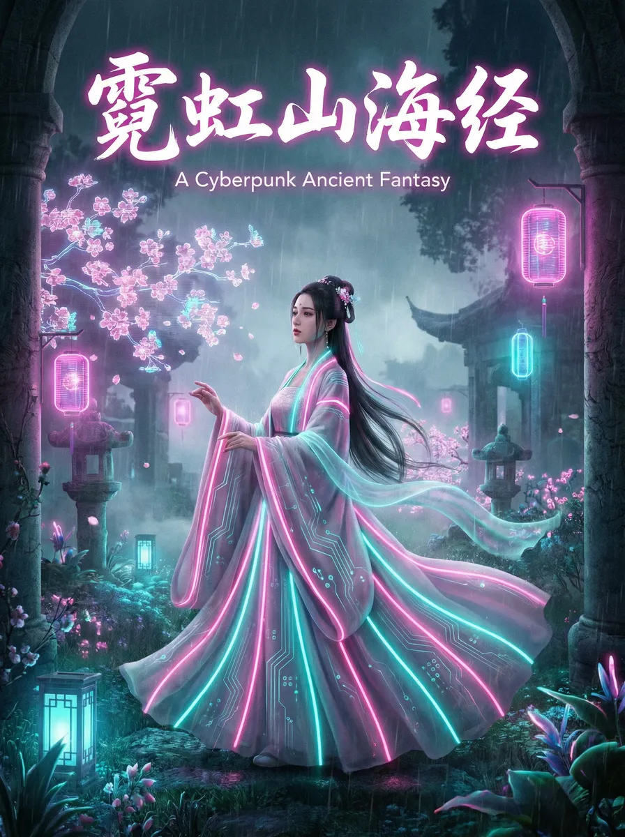 羞羞网页入口页面登陆 古风奇缘短剧 - 霓虹山海经海报